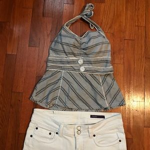 Anthropologie Floreat Halter top